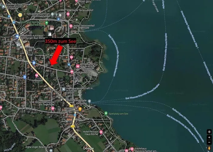 Apartament Offen Gestaltetes Design In Bad Wiessee, 350m Vom